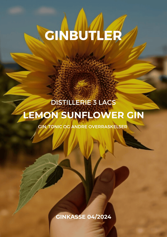 Månedens kasse april 2024: LEMON SUNFLOWER GIN, Distillerie 3 Lacs