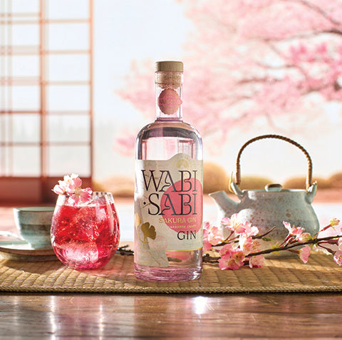 Wabi Sabi Sakura Gin (Japan) og 5cl Wabai Sabi Nihon gin