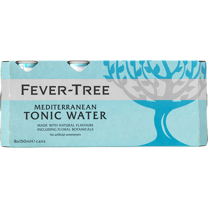 Fever-Tree - Mediterranean Tonic Water dåse 15cl (8 stk)-Fever-Tree-