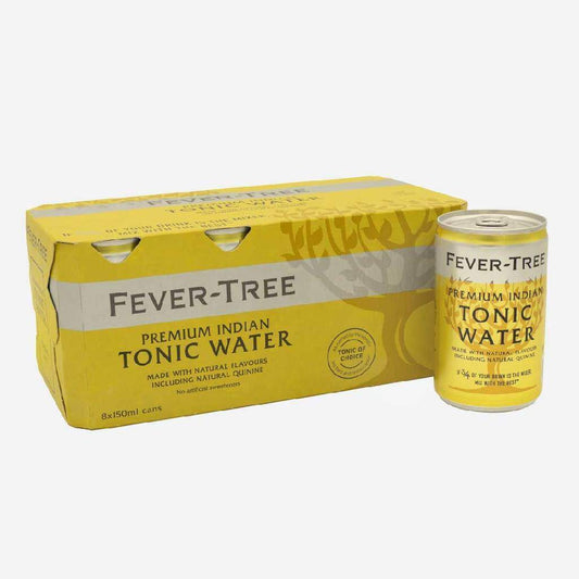 Fever-Tree - Premium Indian Tonic Water dåse 15cl (8 stk)-Ginbutler-