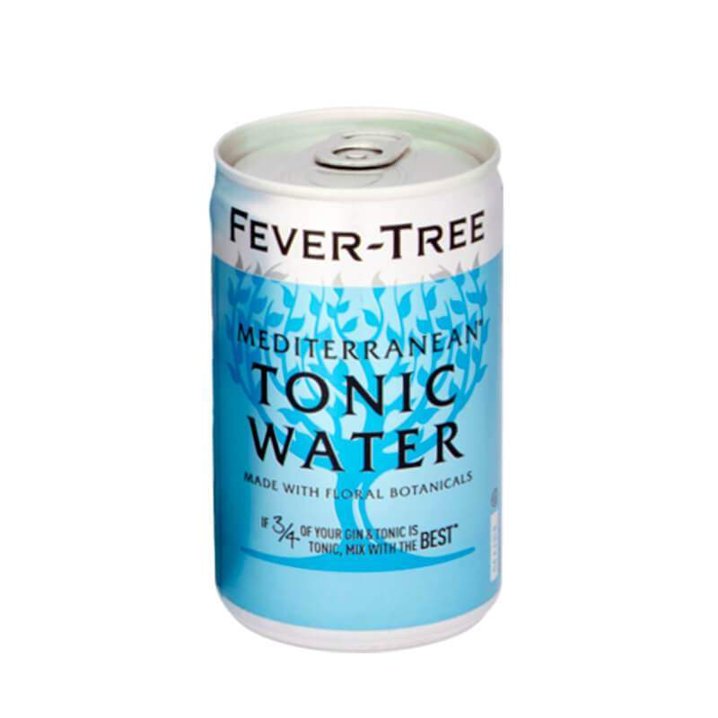 Fever-Tree - Mediterranean Tonic Water dåse 15cl (8 stk)-Ginbutler-
