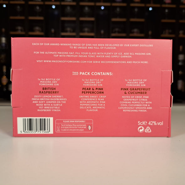 Masons The Perfect Tasting Trio Gin smagesæt (3x5CL)