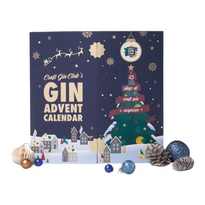Julekalenderen 2025 med 25 stk. 5cl gin
