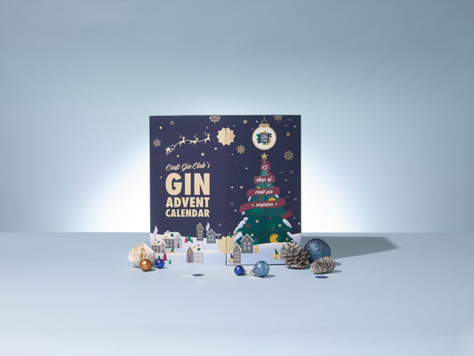 Julekalenderen 2025 med 25 stk. 5cl gin