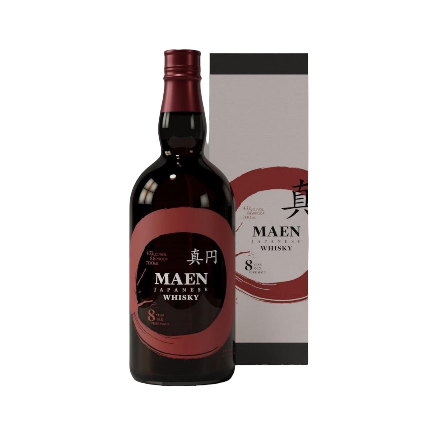 Maen, The Perfect Circle, 8 year old Pure Malt Japansk Whisky