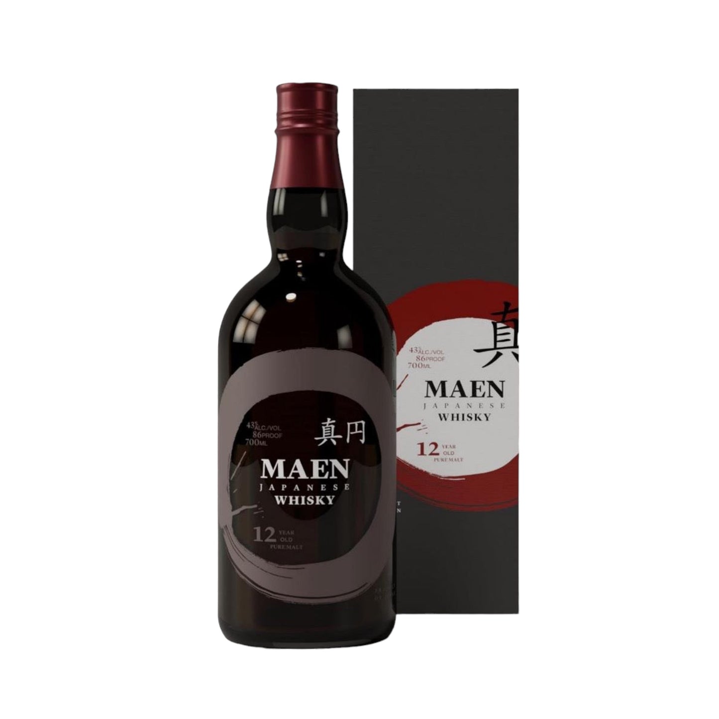 Maen, The Perfect Circle, 12 year old Pure Malt Japansk Whisky