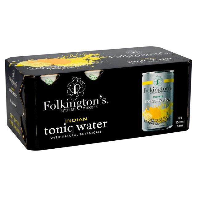 Folkington's - Indian Tonic Water dåse 15cl (8 stk)